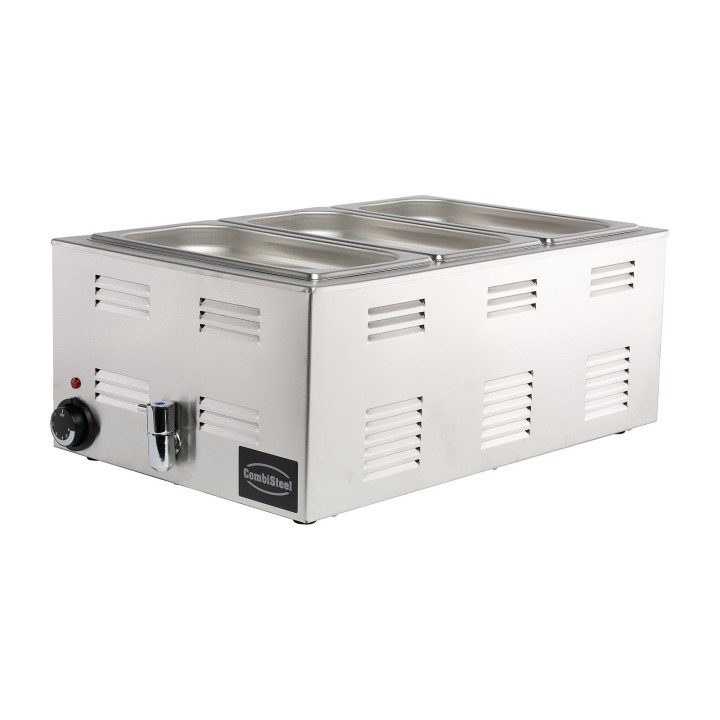 BAIN-MARIE AVEC ROBINET DE VIDANGE