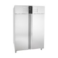 RÉFRIGÉRATEUR EN ACIER INOX 2 PORTES