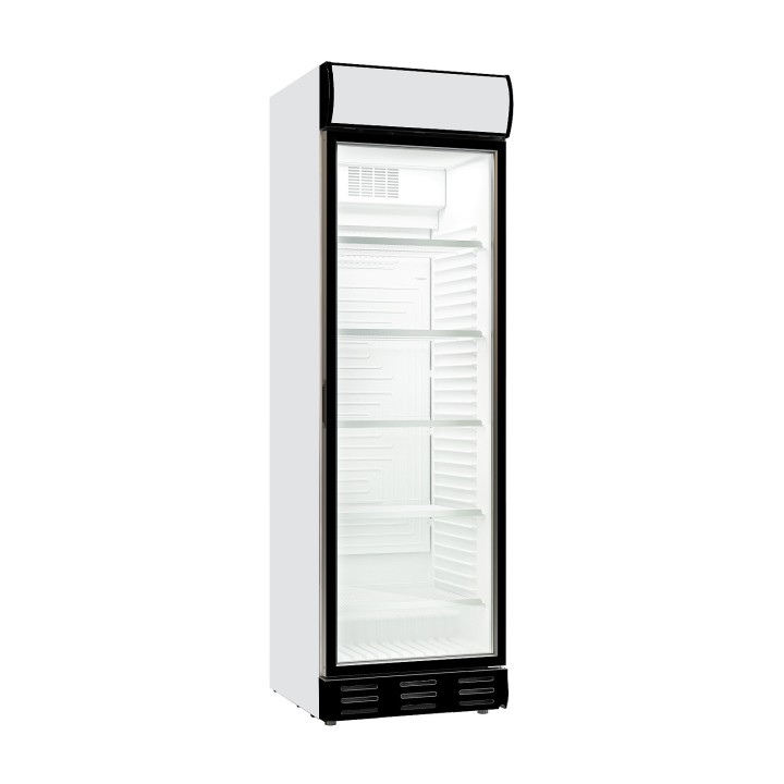 RÉFRIGÉRATEUR 1 PORTE EN VERRE SENS OUVERTURE PORTE GAUCHE