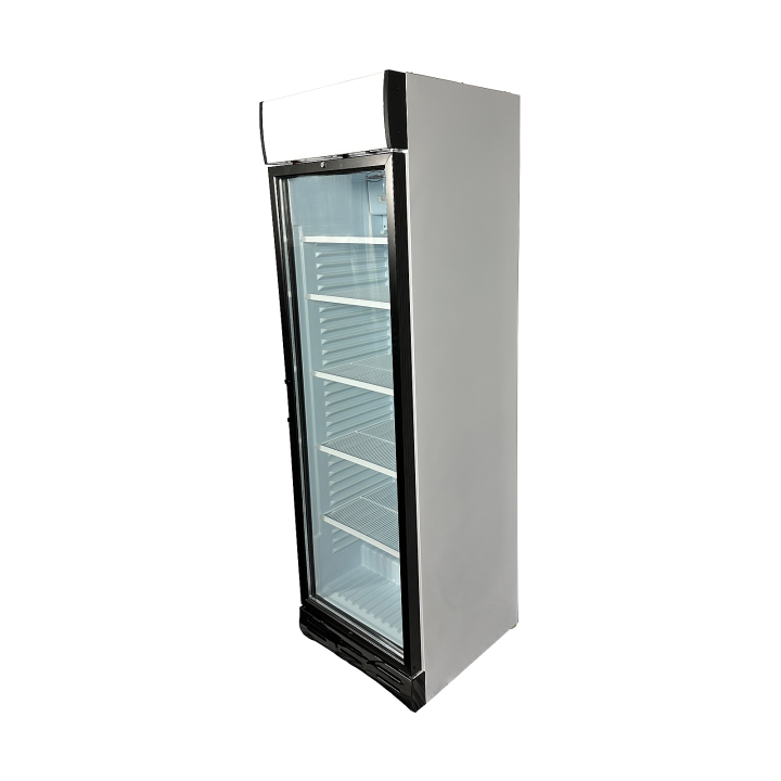 RÉFRIGÉRATEUR 1 PORTE EN VERRE SENS OUVERTURE PORTE GAUCHE