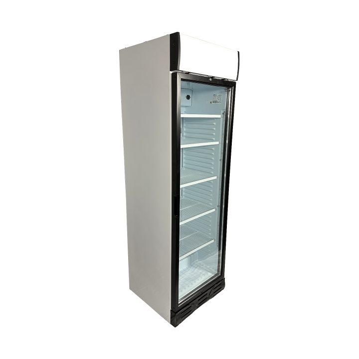 RÉFRIGÉRATEUR 1 PORTE EN VERRE SENS OUVERTURE PORTE GAUCHE