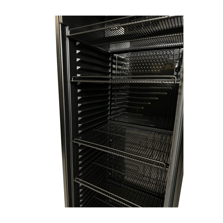 RÉFRIGÉRATEUR 1 PORTE EN VERRE NOIR