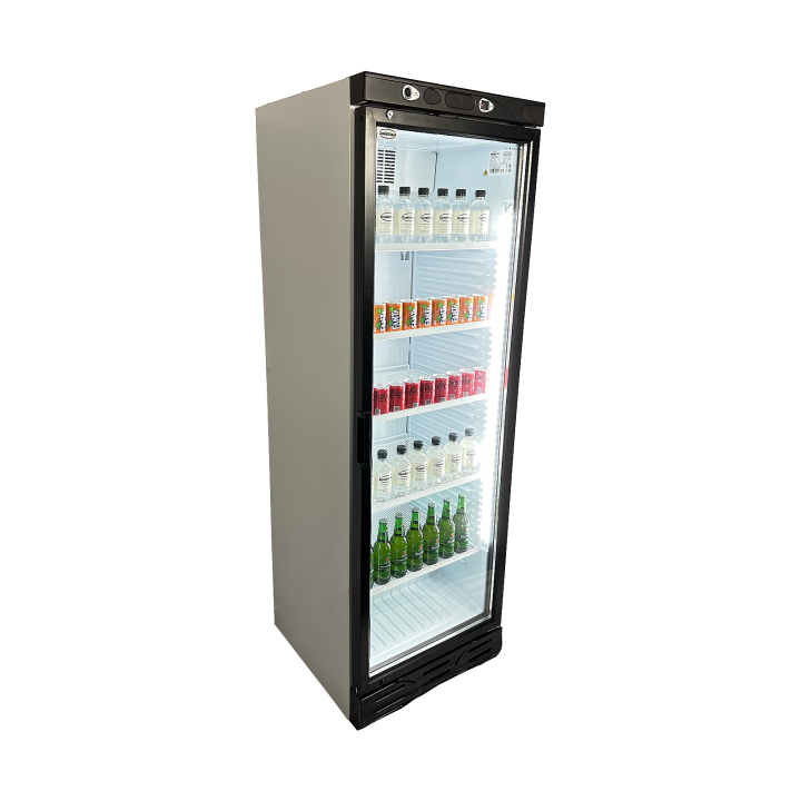 RÉFRIGÉRATEUR 1 PORTE EN VERRE 382L