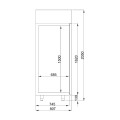 RÉFRIGÉRATEUR EN ACIER INOX MONO BLOCK 1400 LTR ENERGY LINE