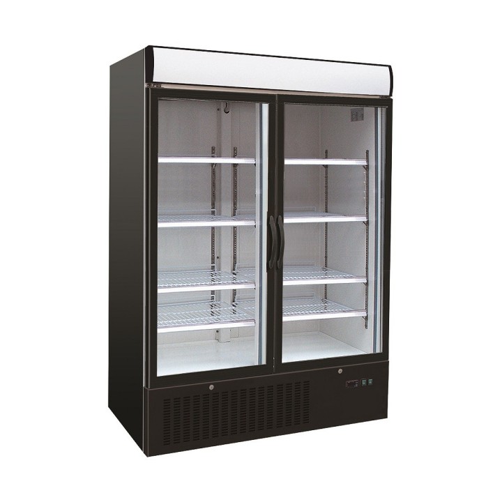 RÉFRIGÉRATEUR 2 PORTES EN VERRE