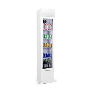 RÉFRIGÉRATEUR PORTE EN VERRE ÉTROIT