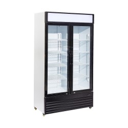 RÉFRIGÉRATEUR 2 PORTES EN VERRE BEZ-750 GD