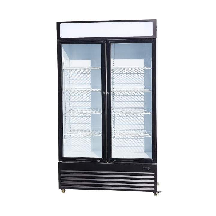RÉFRIGÉRATEUR 2 PORTES EN VERRE BEZ-750 GD