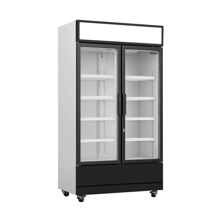 RÉFRIGÉRATEUR 2 PORTES EN VERRE FCU-750