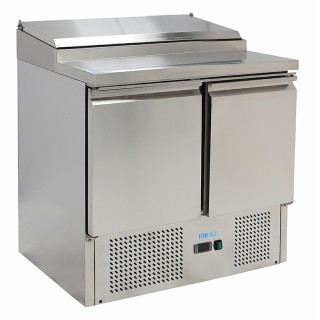 FRIGO SALADETTE, 2 PORTES, AVEC STRUCTURE 5 X GN 1/6 FMET1000EN FORCOLD