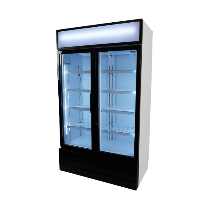 RÉFRIGÉRATEUR 2 PORTES EN VERRE FCU-750