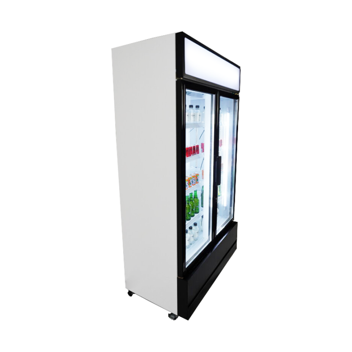 RÉFRIGÉRATEUR 2 PORTES EN VERRE FCU-750