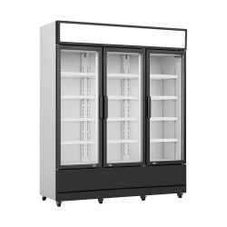 RÉFRIGÉRATEUR 3 PORTES EN VERRE FCU-1200