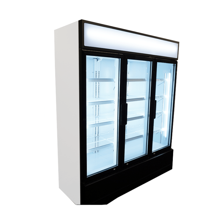 RÉFRIGÉRATEUR 3 PORTES EN VERRE FCU-1200
