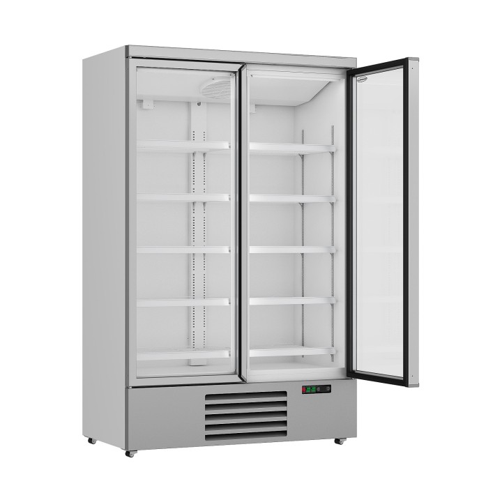 RÉFRIGÉRATEUR 2 PORTES EN VERRE JDE-1000R