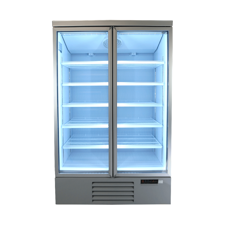 RÉFRIGÉRATEUR 2 PORTES EN VERRE JDE-1000R