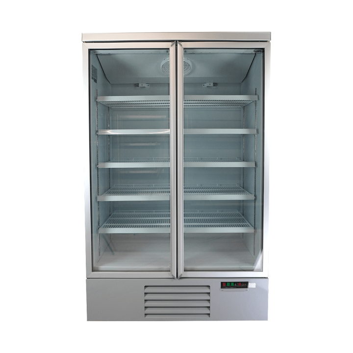 RÉFRIGÉRATEUR 2 PORTES EN VERRE JDE-1000R
