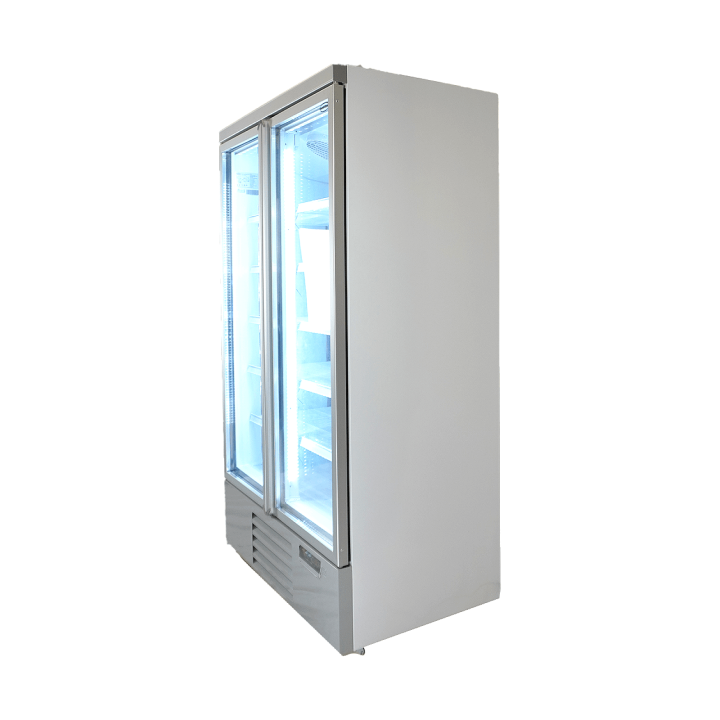 RÉFRIGÉRATEUR 2 PORTES EN VERRE JDE-1000R