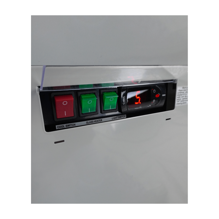 RÉFRIGÉRATEUR 2 PORTES EN VERRE JDE-1000R