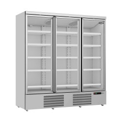 RÉFRIGÉRATEUR 3 PORTES EN VERRE JDE-1530R