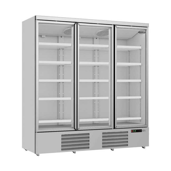 RÉFRIGÉRATEUR 3 PORTES EN VERRE JDE-1530R