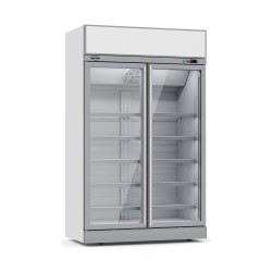 RÉFRIGÉRATEUR 2 PORTES EN VERRE INS-1000R