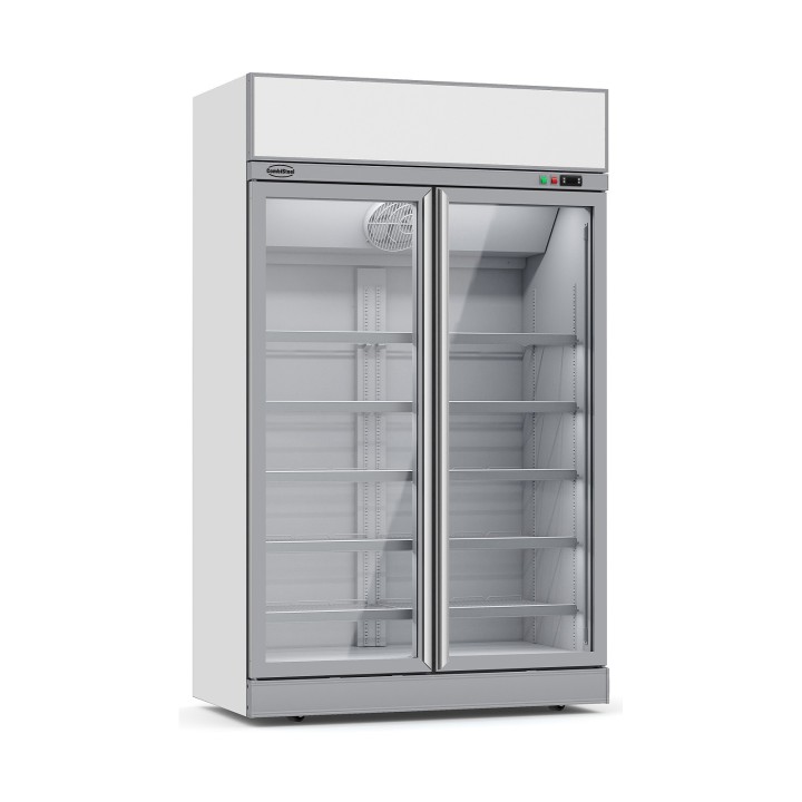 RÉFRIGÉRATEUR 2 PORTES EN VERRE INS-1000R