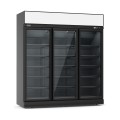 CONGÉLATEUR 3 PORTES EN VERRE NOIR INS-1530F BL