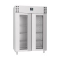 CONGÉLATEUR EN ACIER INOX PORTE EN VERRE MONO BLOCK 1400 LTR