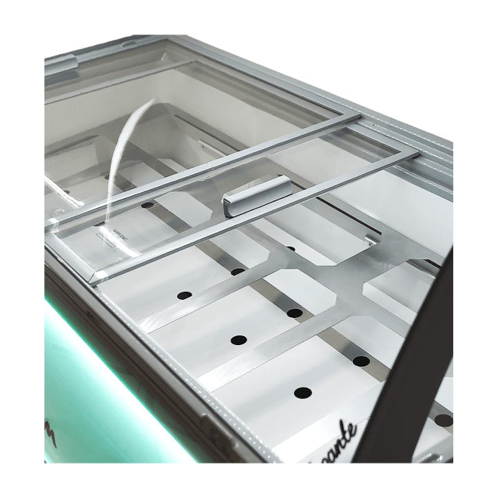 VITRINE À CREME GLACÉE CURACAO 10X5 LTR