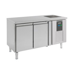 700 TABLE RÉFRIGÉRÉE PLONGE 2 PORTES