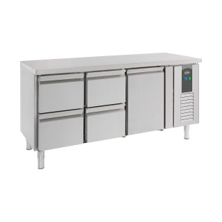 700 TABLE RÉFRIGÉRÉE 1 PORTE ET 4 TIROIRS