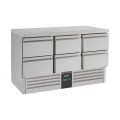 TABLE RÉFRIGÉRÉE 6 DRAWERS