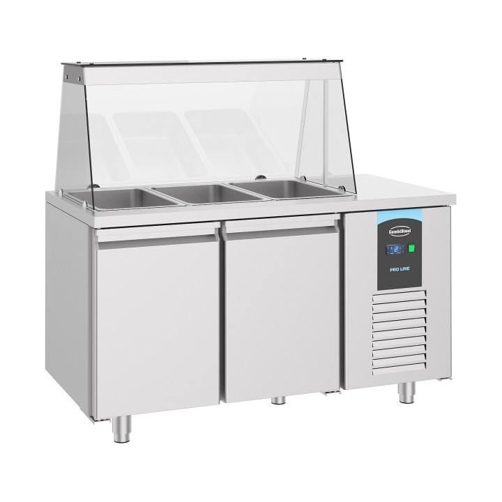 SALADETTE 2 PORTES 3x 1/1GN RÉCIPIENT