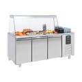 SALADETTE 3 PORTES 4x 1/1GN RÉCIPIENT