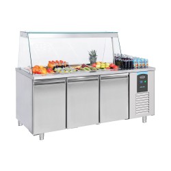 SALADETTE 3 PORTES 4x 1/1GN RÉCIPIENT