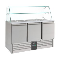 SALADETTE RÉFRIGÉREE AVEC VERRE 3 PORTES