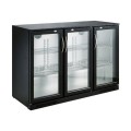 ARRIÈRE BAR RÉFRIGÉRÉE NOIR 3 PORTES