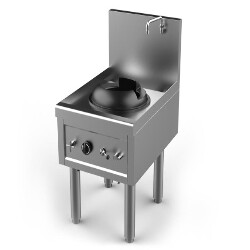 WOK FORNUIS GAS, 1 BRANDER, L 610 MM YWK101