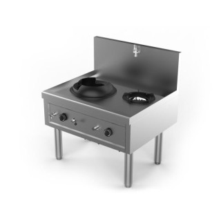 WOK FORNUIS GAS, 2 BRANDERS, L 1000 MM YWK211