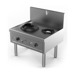 WOK FORNUIS GAS, 2 BRANDERS, L 1000 MM YWK211