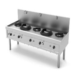 WOK FORNUIS GAS, 5 BRANDERS, L 2310 MM YWK523