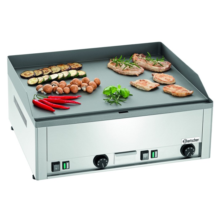 PLANCHA ELECTRIQUE, 2 ZONES DE CHAUFFE, L 660 MM RA370032