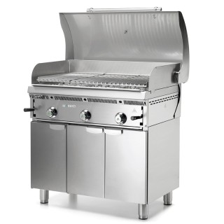 BARBECUE GRILL OP GESLOTEN KAST, L 600 MM RBBQ060 MAINHO