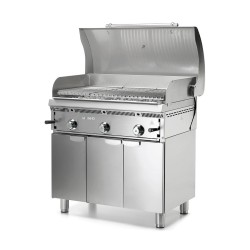GRILL BARBECUE SUR ARMOIRE FERME, L 900 MM RBBQ090 MAINHO