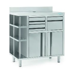 MEUBEL VOOR KOFFIEMACHINE, L 1000 MM AMCAF1000 INFRICO