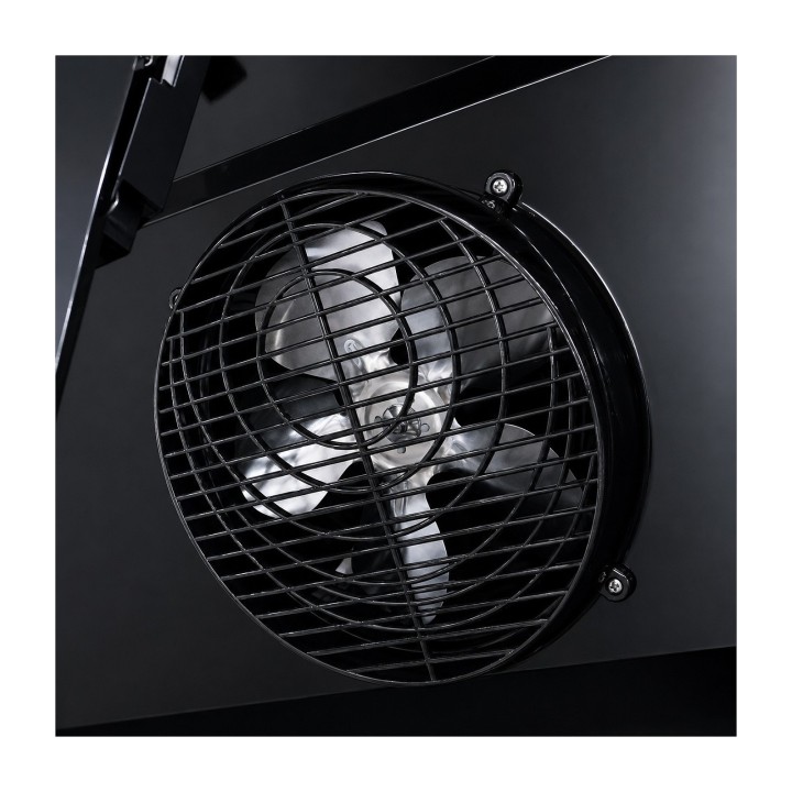 RÉFRIGÉRATEUR 1 PORTE EN VERRE NOIR JDE-600R BL