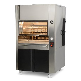 ROTISSOIRE A POULET AU CHARBON DE BOIS, 18 A 24 POULETS RCFW12 ROASTER