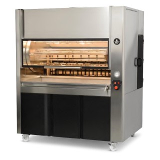 ROTISSOIRE A POULET AU CHARBON DE BOIS, 36 A 42 POULETS RCFW16 ROASTER
