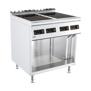 BASE 700 CUISINIÈRE AVEC PLAQUE À INDUCTION ELECTRIQUE 4 PL.